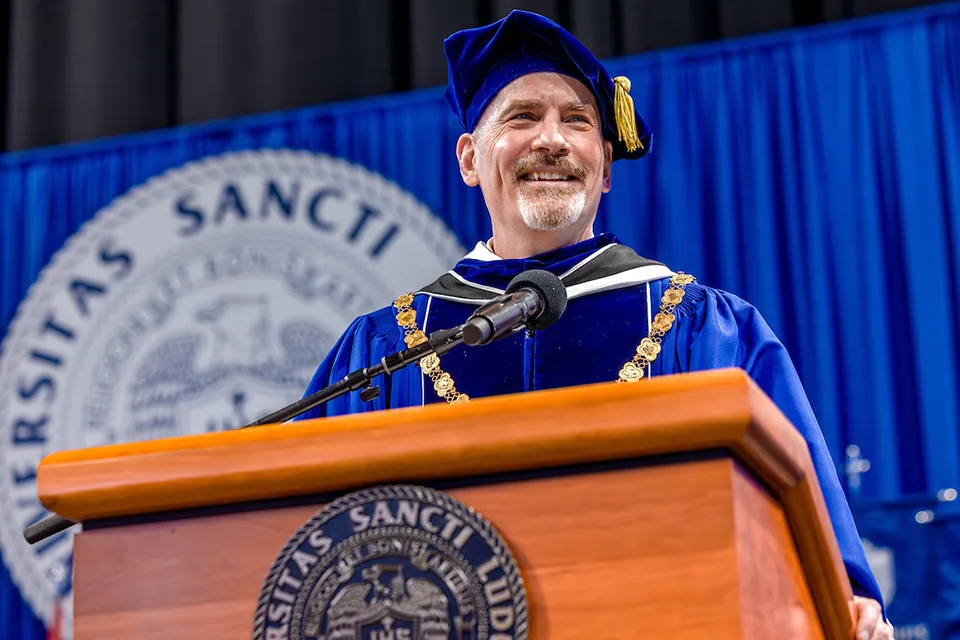 SLU President Edward J. Feser to Deliver SLU-Madrid's 2026 Commencement Address